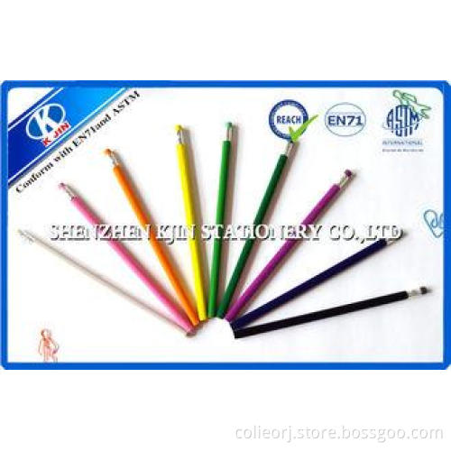 Kids Eraser Flocking Pencil Set Graphite Drawing Pencils Fo